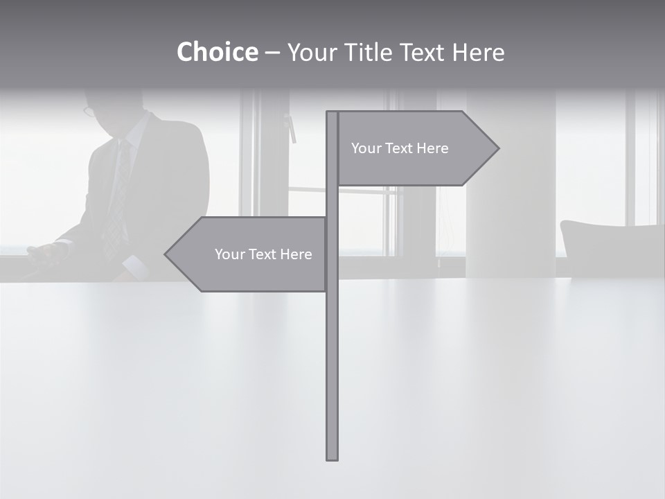 Male Sending Stockphotograph PowerPoint Template