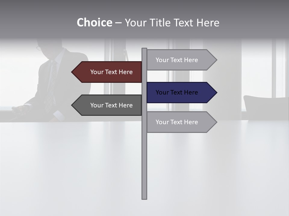 Male Sending Stockphotograph PowerPoint Template