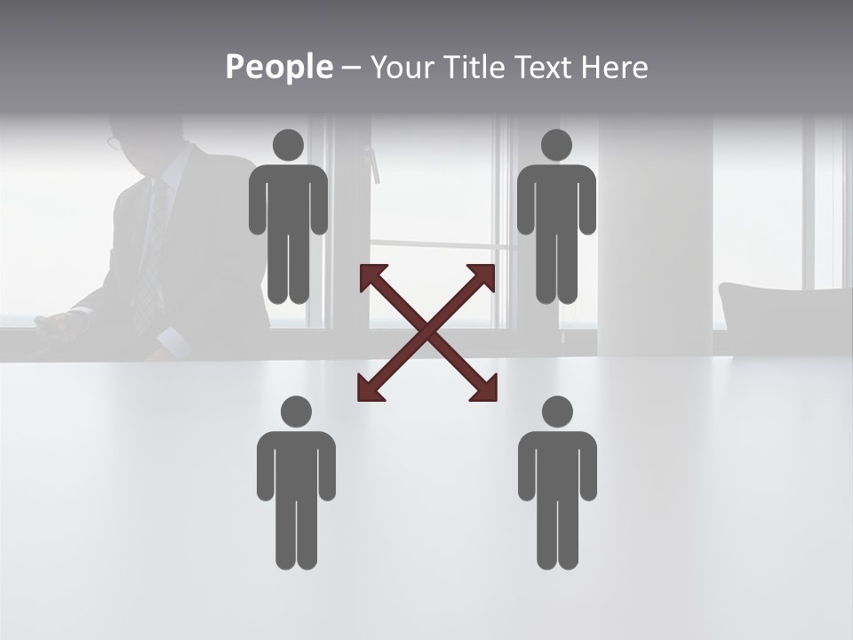 Male Sending Stockphotograph PowerPoint Template