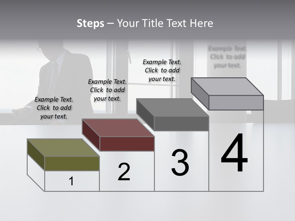 Male Sending Stockphotograph PowerPoint Template