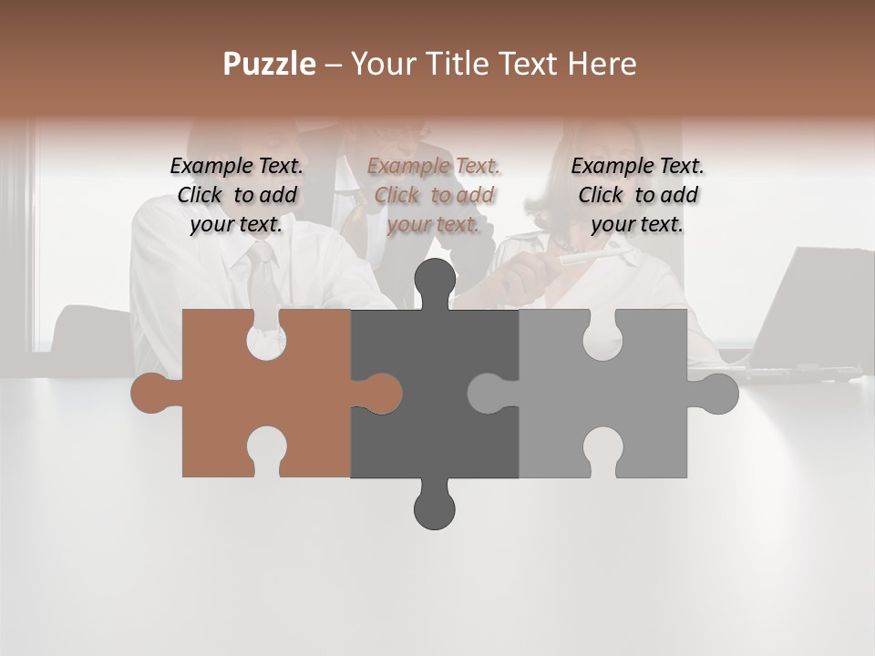 Threepeople Graphics Talking PowerPoint Template