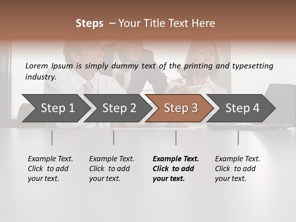 Threepeople Graphics Talking PowerPoint Template