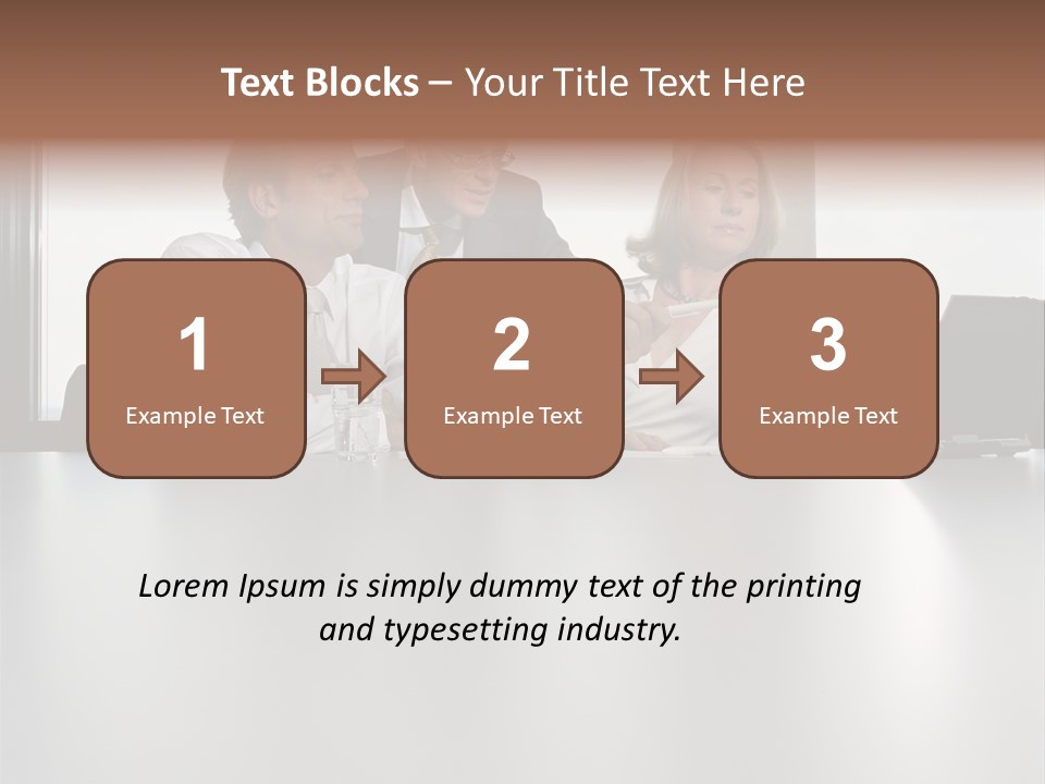 Threepeople Graphics Talking PowerPoint Template