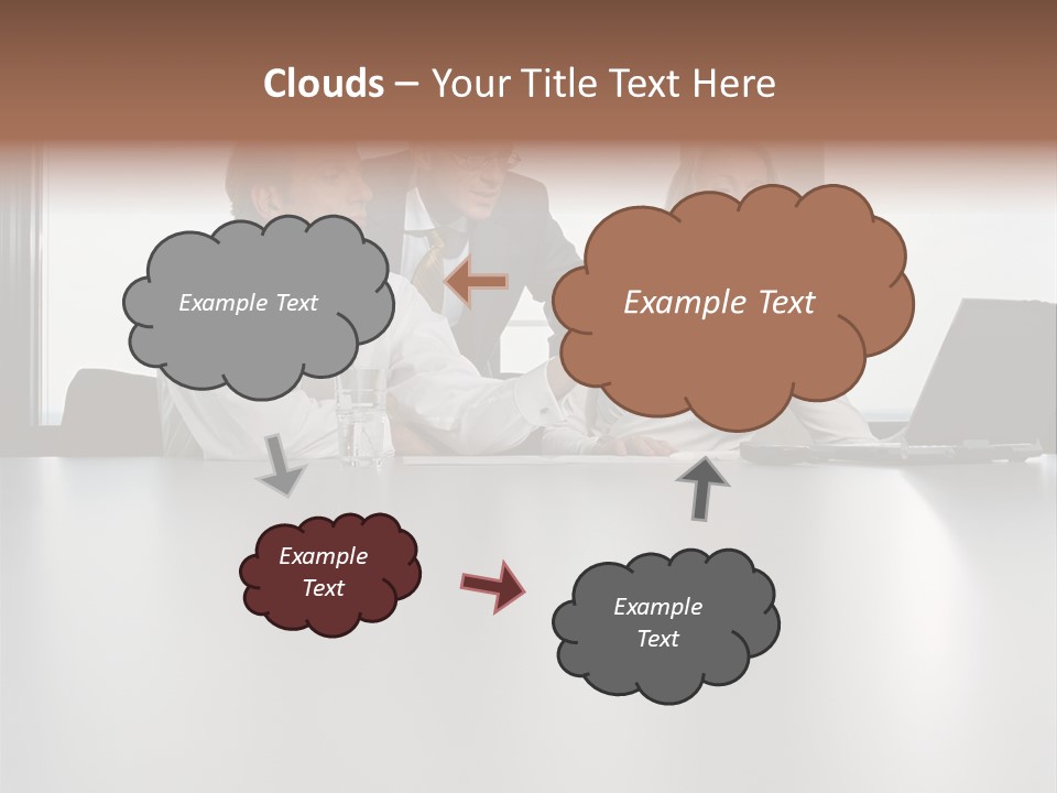 Threepeople Graphics Talking PowerPoint Template