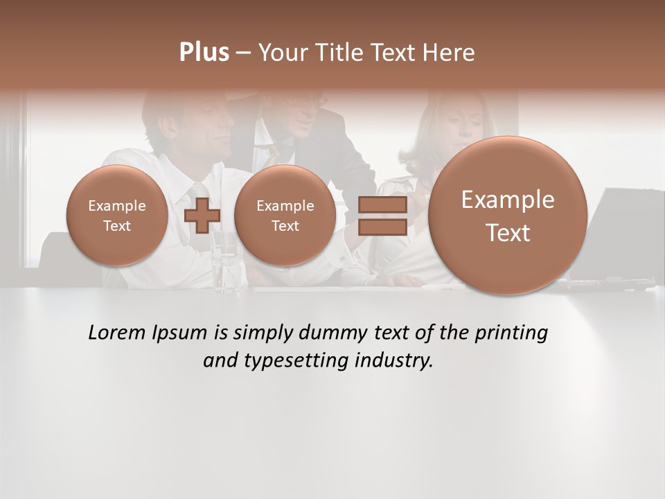 Threepeople Graphics Talking PowerPoint Template
