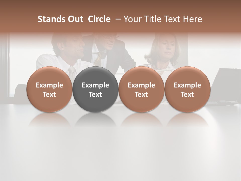 Threepeople Graphics Talking PowerPoint Template