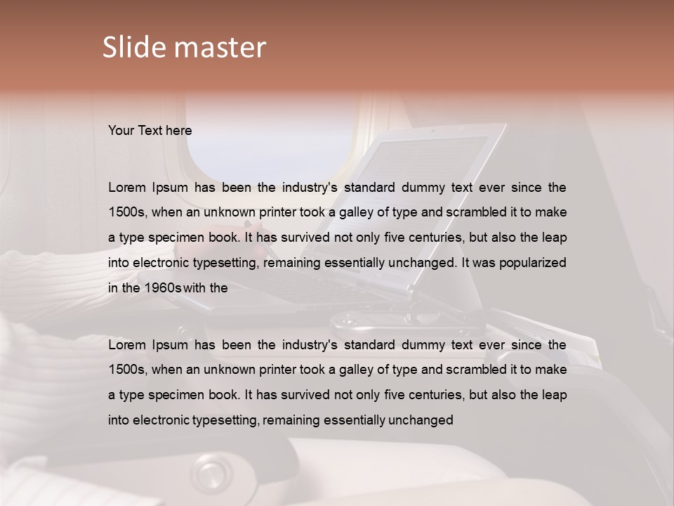 Stockphotographs Posters Business PowerPoint Template