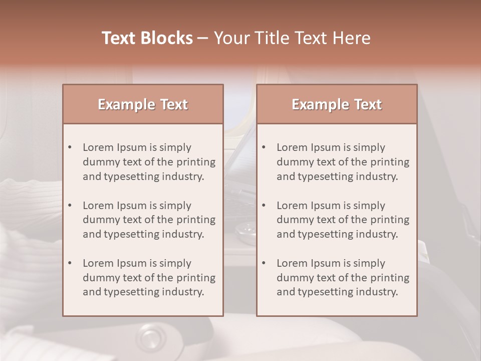 Stockphotographs Posters Business PowerPoint Template
