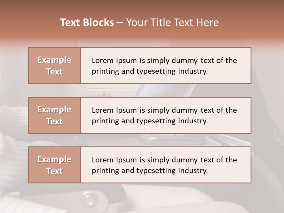 Stockphotographs Posters Business PowerPoint Template