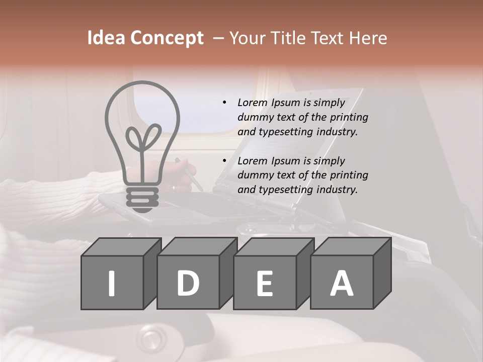 Stockphotographs Posters Business PowerPoint Template