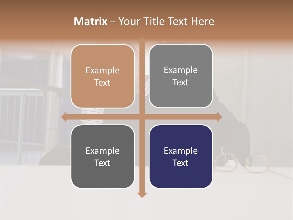 Tired Businessman PowerPoint Template