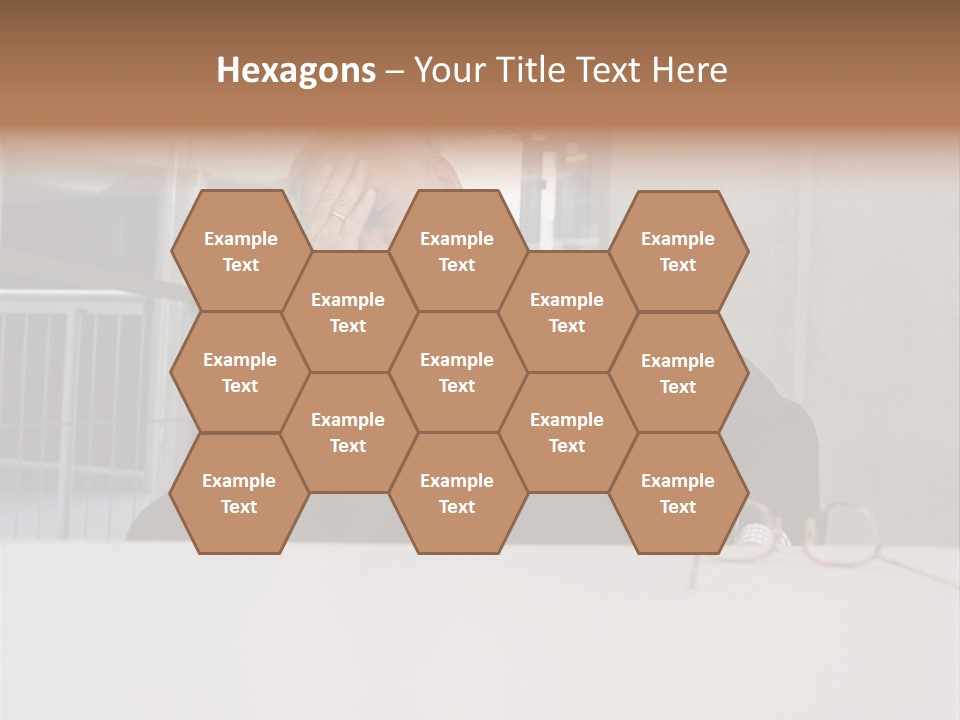 Tired Businessman PowerPoint Template