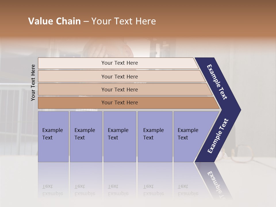 Tired Businessman PowerPoint Template
