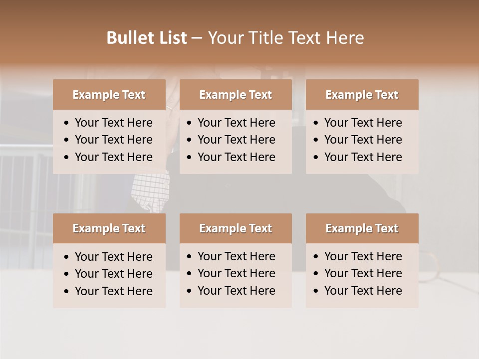 Tired Businessman PowerPoint Template