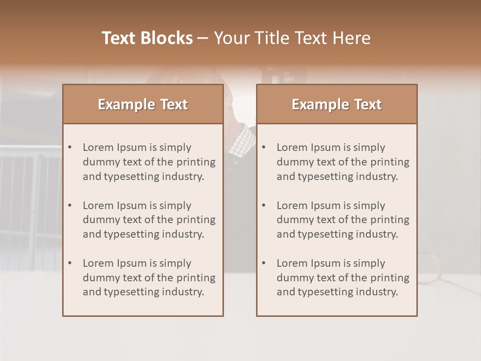 Tired Businessman PowerPoint Template