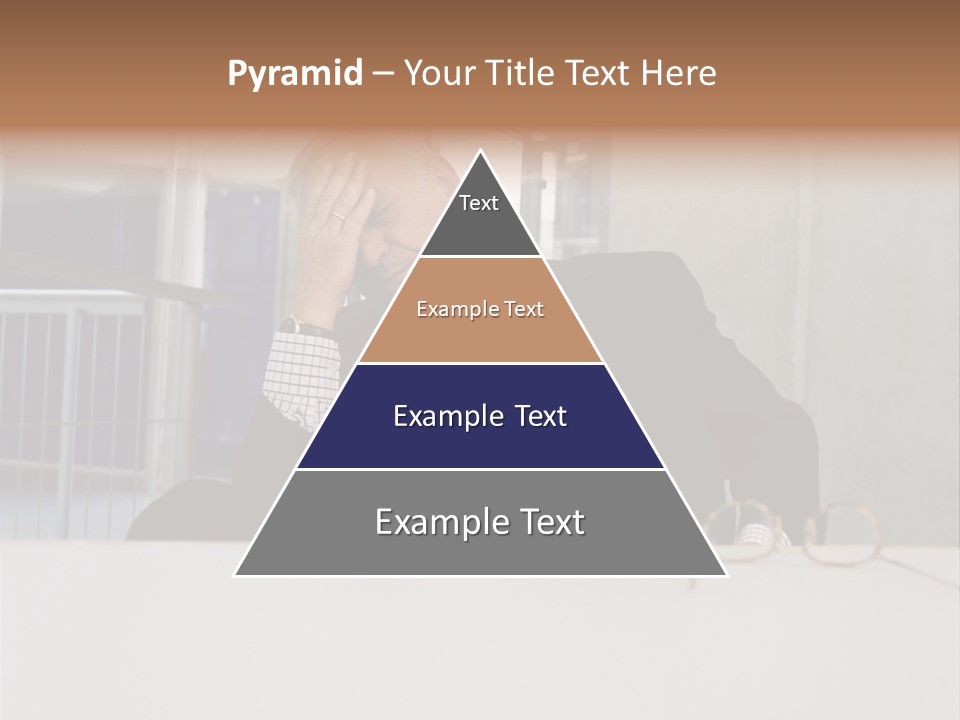 Tired Businessman PowerPoint Template