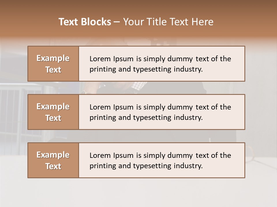 Tired Businessman PowerPoint Template