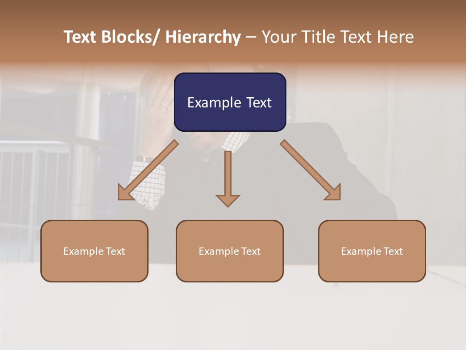 Tired Businessman PowerPoint Template