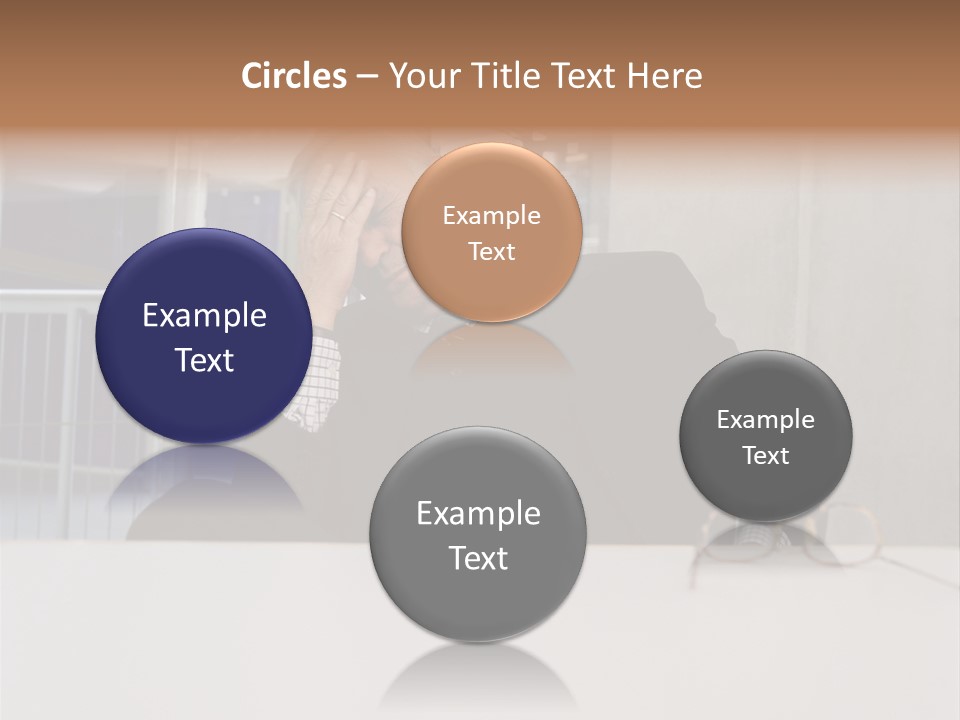 Tired Businessman PowerPoint Template