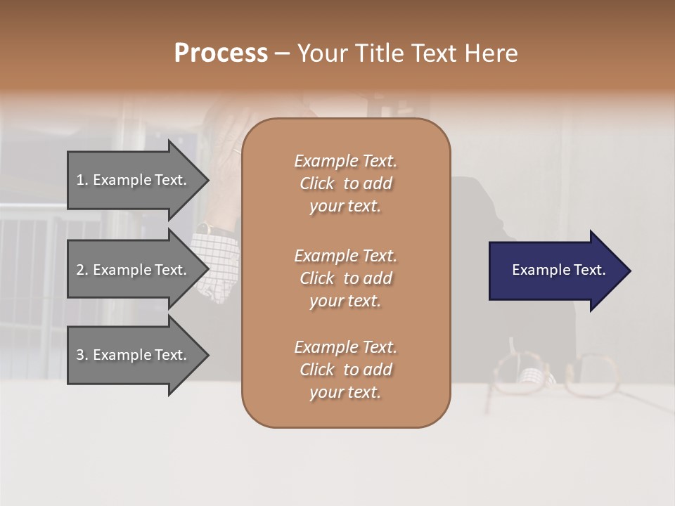 Tired Businessman PowerPoint Template