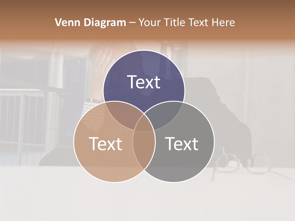 Tired Businessman PowerPoint Template