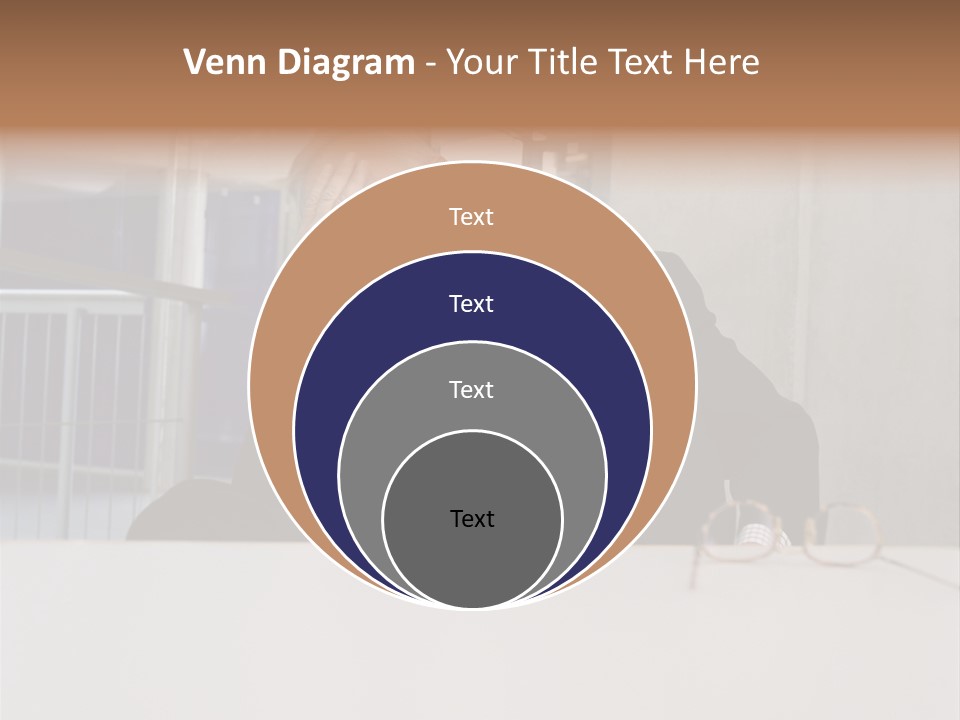 Tired Businessman PowerPoint Template