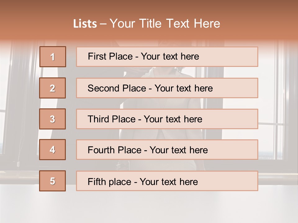 Business People With Palmtop PowerPoint Template