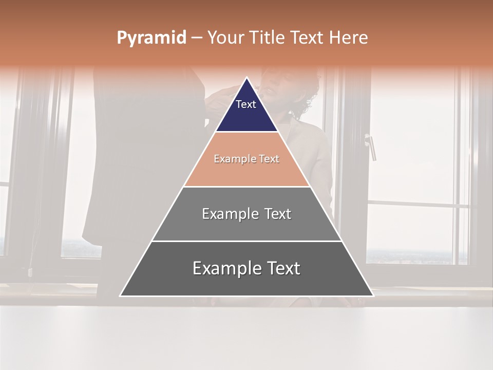 Business People With Palmtop PowerPoint Template