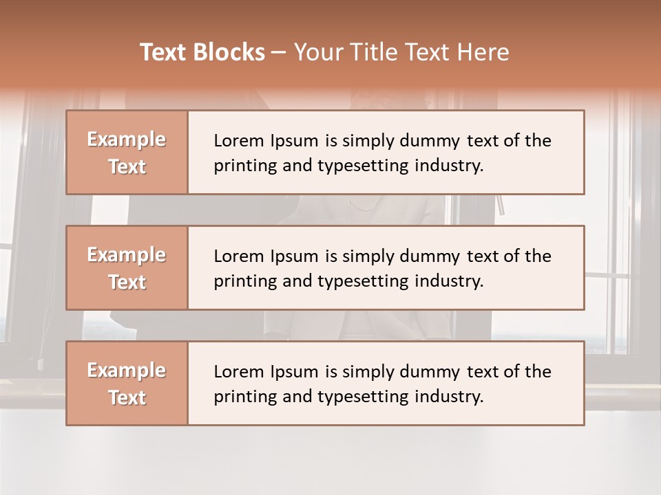 Business People With Palmtop PowerPoint Template