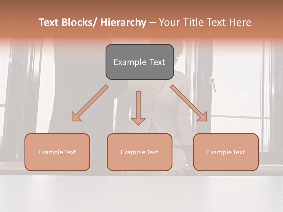 Business People With Palmtop PowerPoint Template