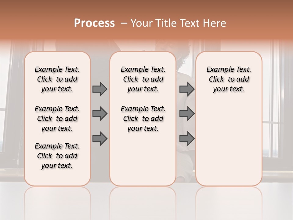 Business People With Palmtop PowerPoint Template