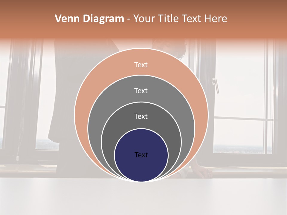 Business People With Palmtop PowerPoint Template