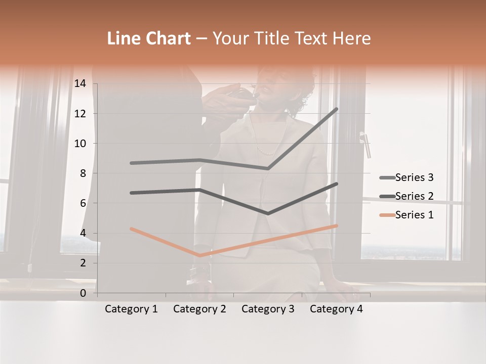 Business People With Palmtop PowerPoint Template