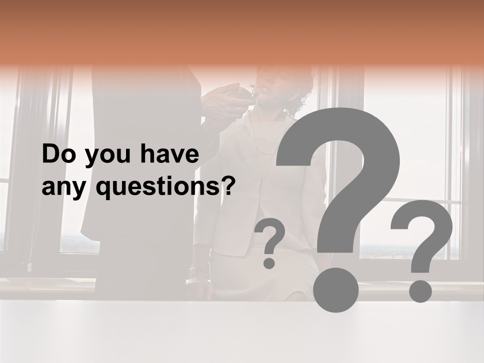 Business People With Palmtop PowerPoint Template