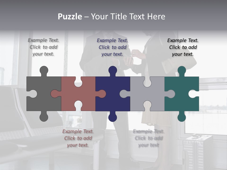 Amusement Park Rides Fun Fairs White PowerPoint Template