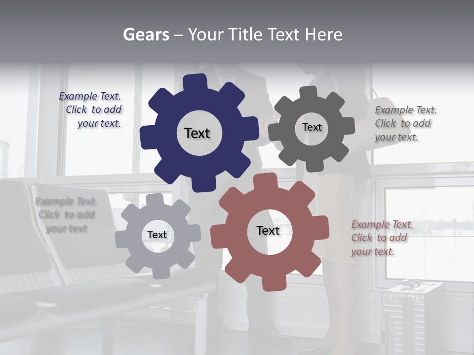 Amusement Park Rides Fun Fairs White PowerPoint Template