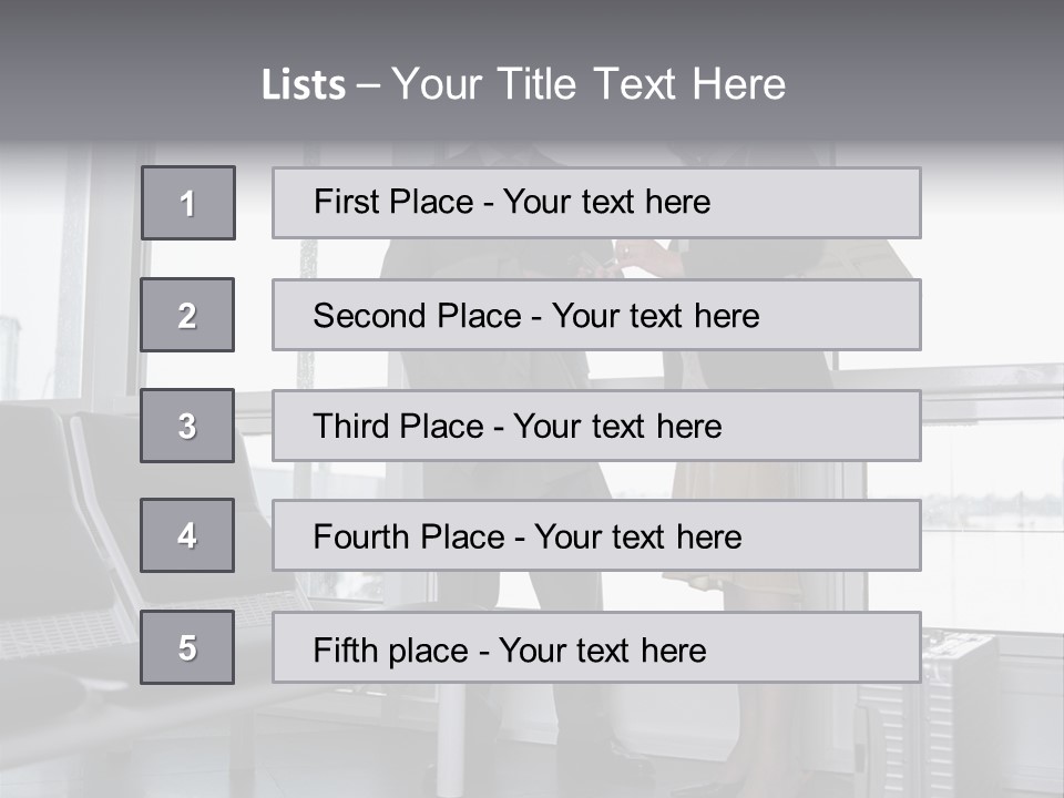 Amusement Park Rides Fun Fairs White PowerPoint Template