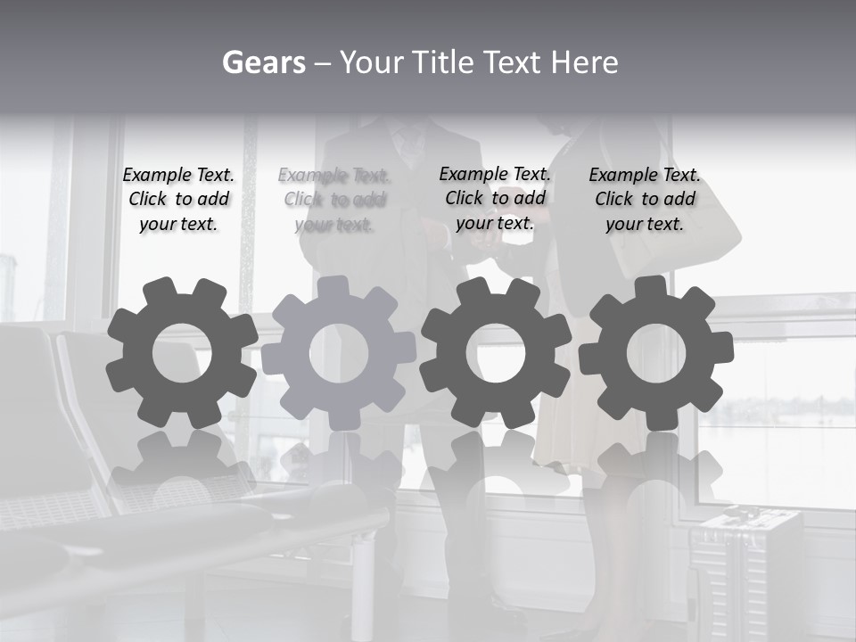 Amusement Park Rides Fun Fairs White PowerPoint Template