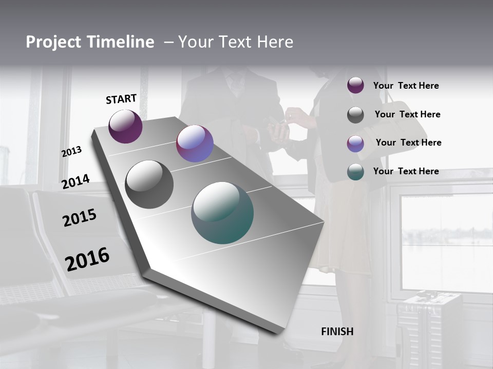 Amusement Park Rides Fun Fairs White PowerPoint Template