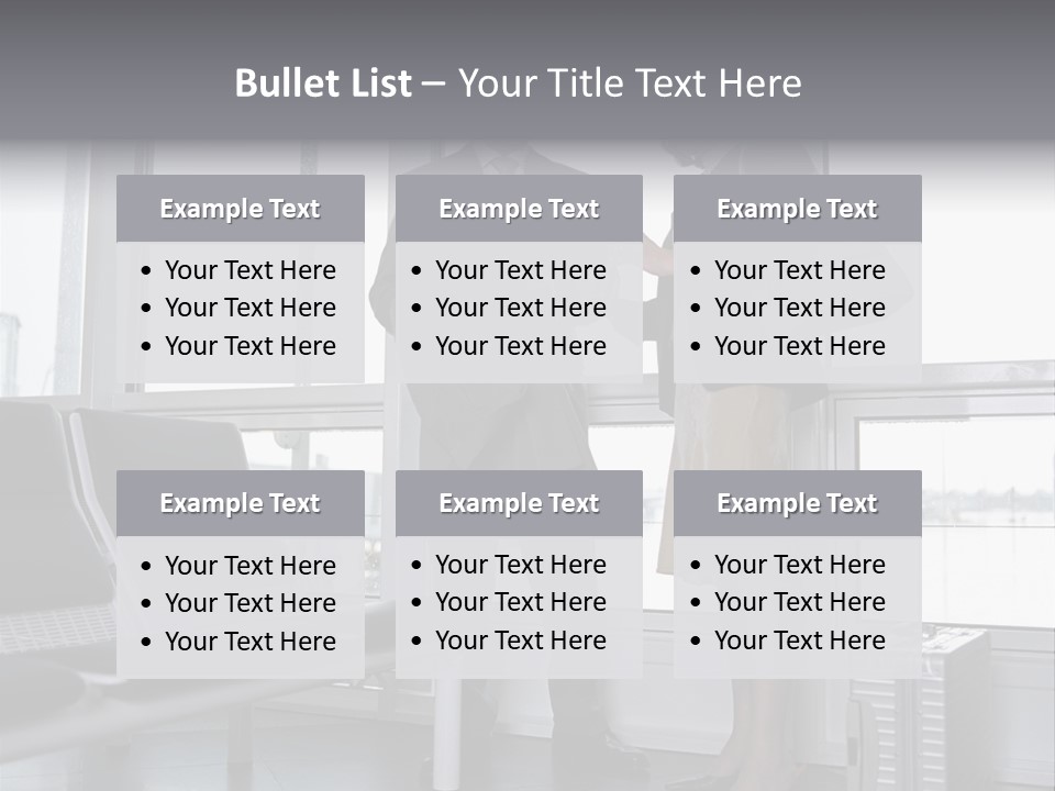 Amusement Park Rides Fun Fairs White PowerPoint Template