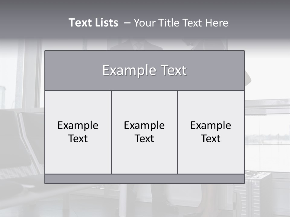 Amusement Park Rides Fun Fairs White PowerPoint Template