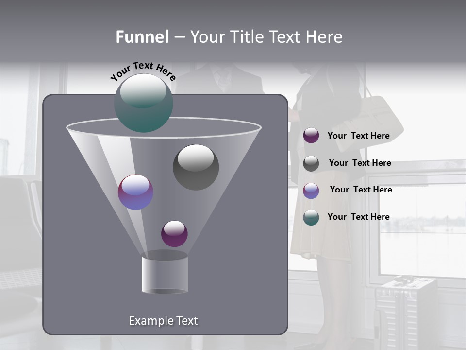 Amusement Park Rides Fun Fairs White PowerPoint Template