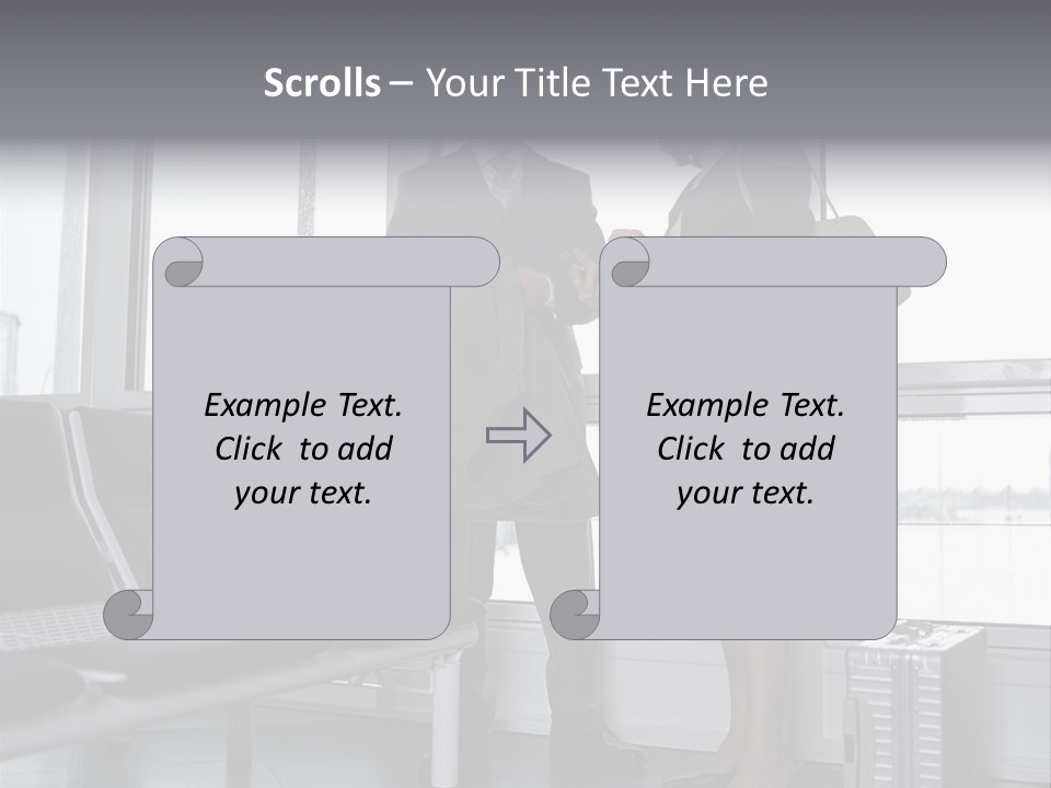 Amusement Park Rides Fun Fairs White PowerPoint Template