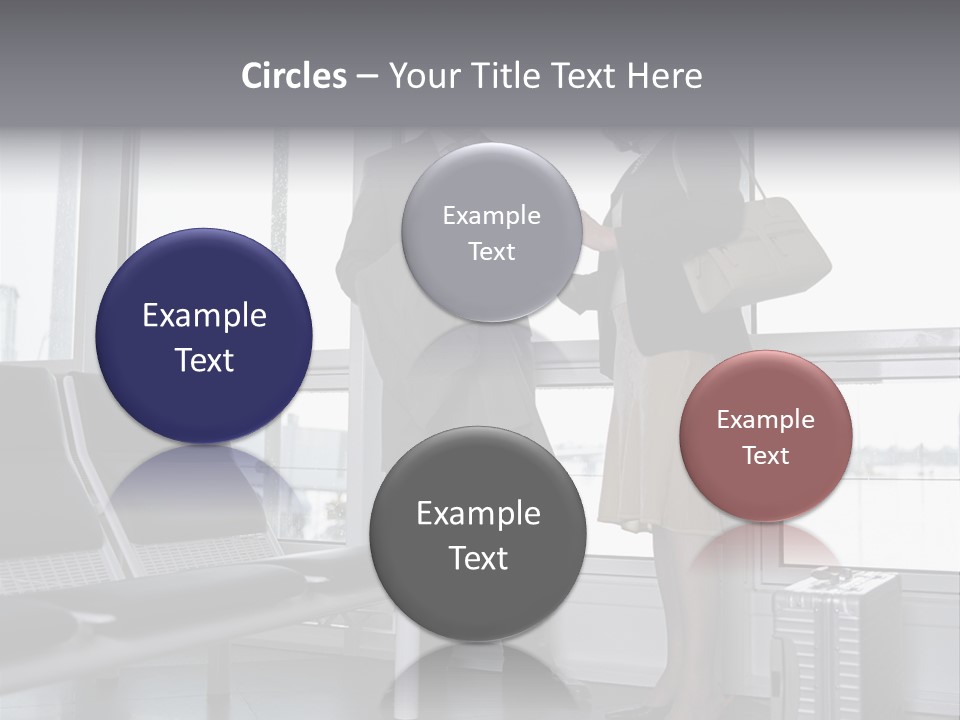 Amusement Park Rides Fun Fairs White PowerPoint Template