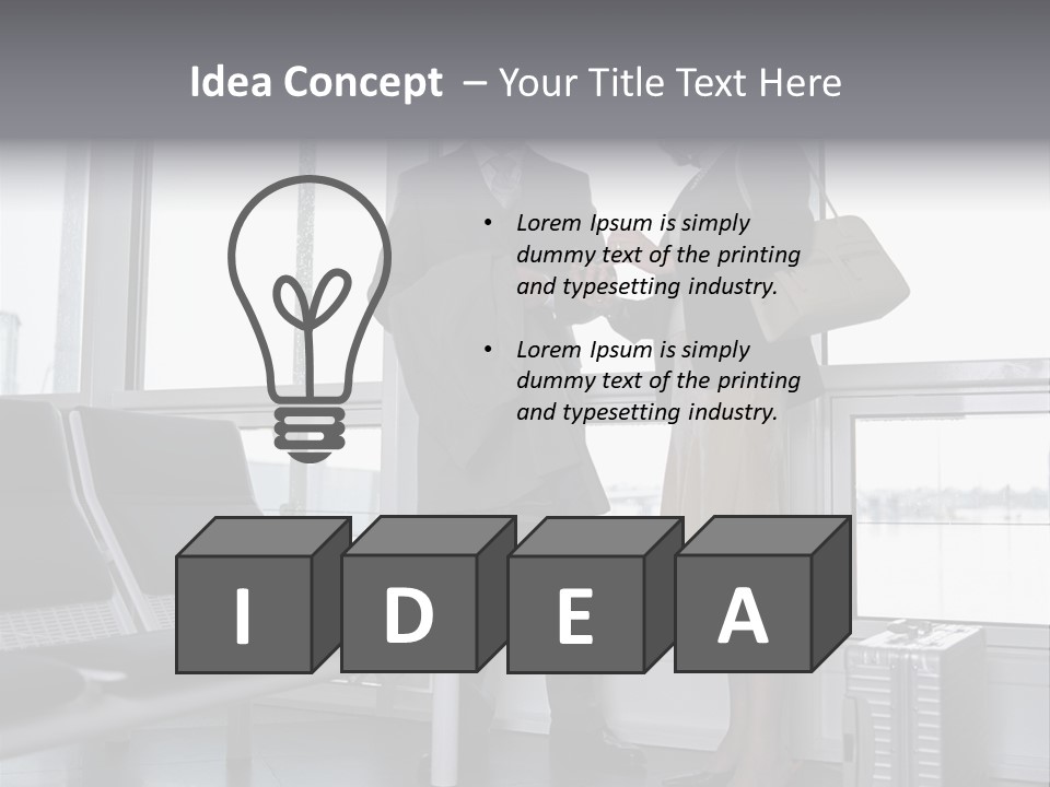 Amusement Park Rides Fun Fairs White PowerPoint Template