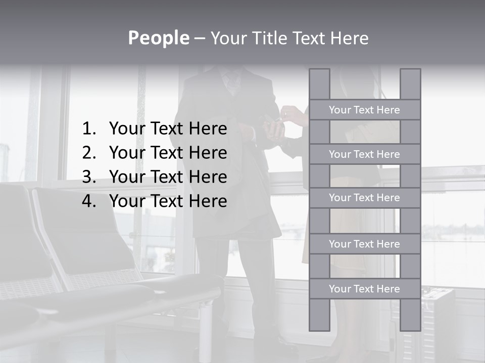 Amusement Park Rides Fun Fairs White PowerPoint Template