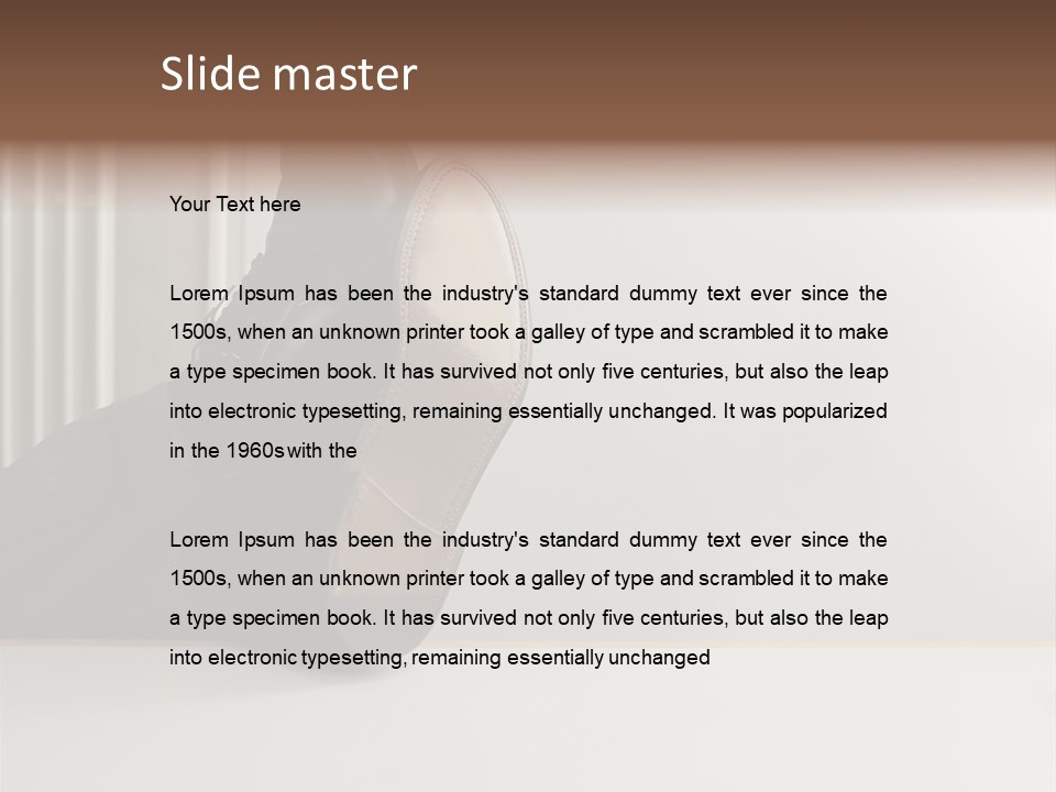 Someone Man Stockphotographs PowerPoint Template