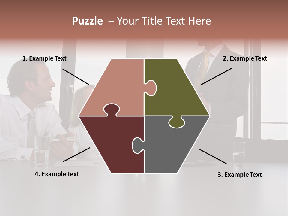 Brainstorm Mature Laptopcomputer PowerPoint Template