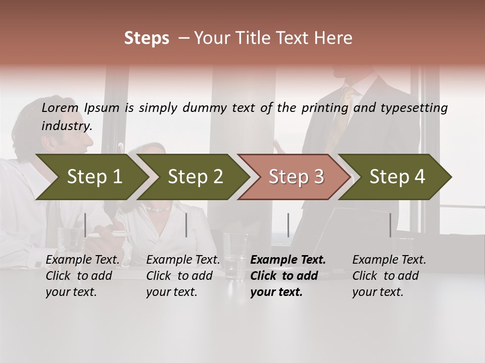 Brainstorm Mature Laptopcomputer PowerPoint Template