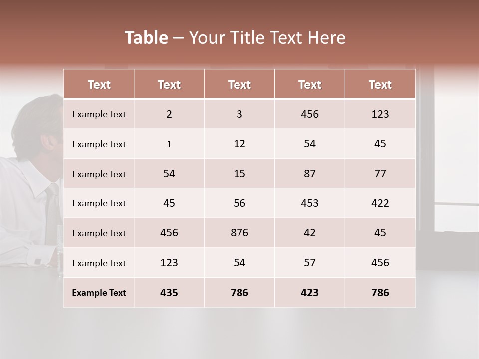 Brainstorm Mature Laptopcomputer PowerPoint Template